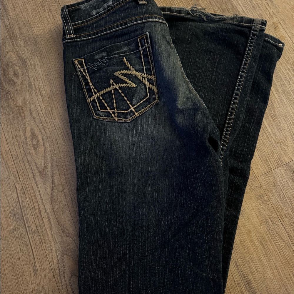 BKE Black Straight Leg Jeans